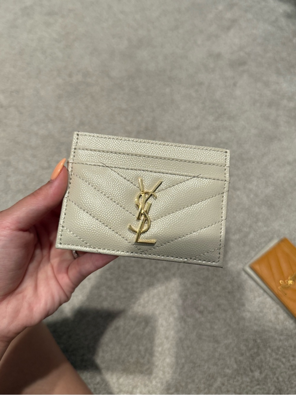 Yves Saint Laurent card holder